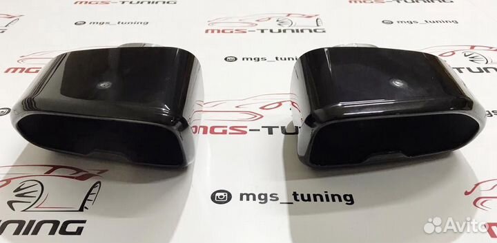 Насадки на выхлоп BMW X3 Series G01 Black