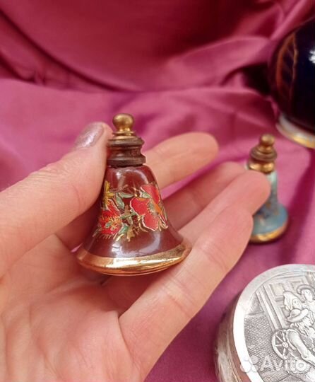 Флаконы для духов фарфоровые, винтаж