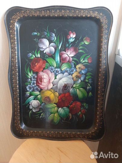 Поднос металлический СССР