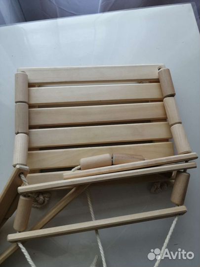 Детские деревянные качели