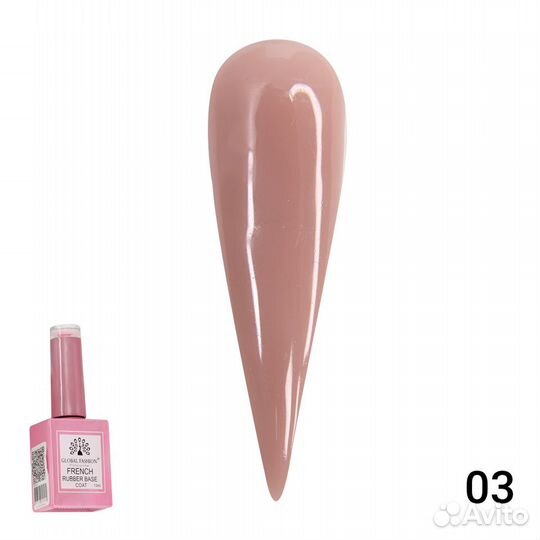 Каучуковая база для гель лака френч, Rubber Base C