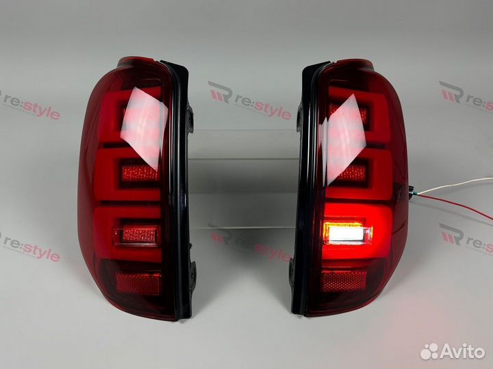 Стопы Mitsubishi L200 06-13г Тюнинг Красные