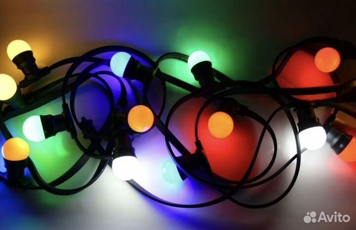 Гирлянда уличная для кафе и ресторана