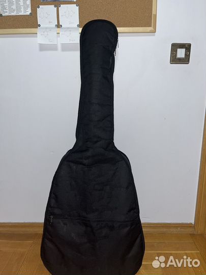 Акустическая гитара fender CD-60S BLK + Чехол