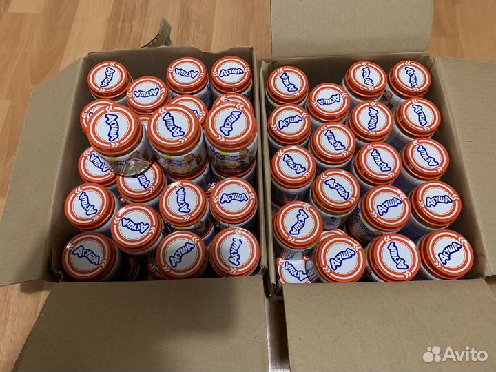 Фруктовое пюре агуша