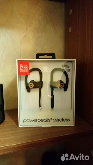 Наушники powerbeats 3 wireless (черное золото)