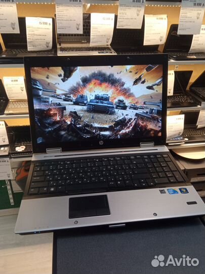 Ноутбук HP EliteBook для офиса, бизнеса, учебы