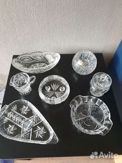 Ваза хрустальная