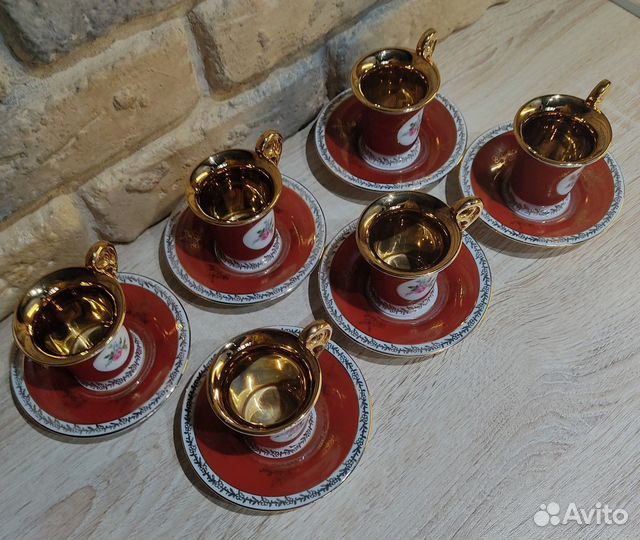 Кофейный сервиз Фарфор ГДР (ретро)