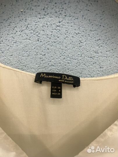 Блузка шелковая Massimo Dutti