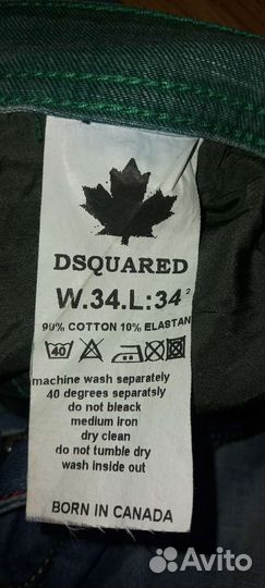 Оригинал dsquared джинсы 48,50р