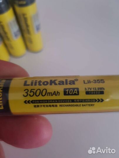 Аккумулятор 18650 liitokala