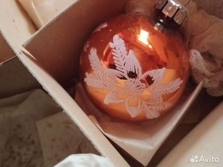 Набор ëлочных украшений ГДР