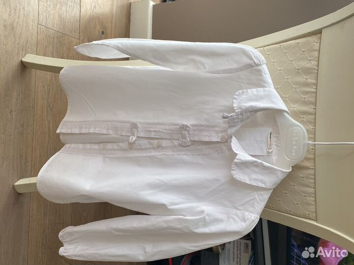 Блузка детская школьная х/б