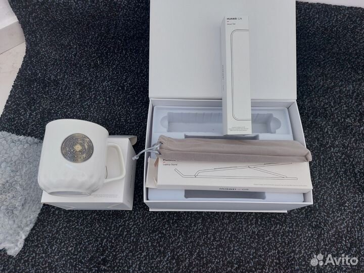 Кружка Huawei, подставка для ноутбука, коврик