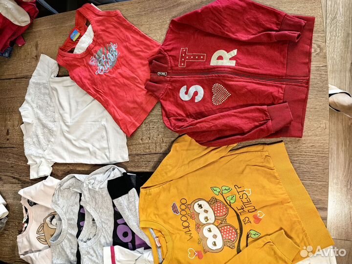 Вещи пакетом для девочки 110 - 122