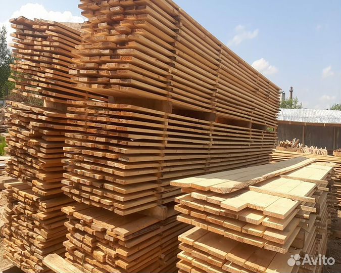 Доска паллетная пиломатериал в наличии 100*122