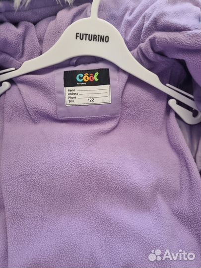 Пуховик зимний для девочки