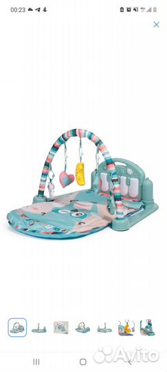 Развивающий коврик с пианино