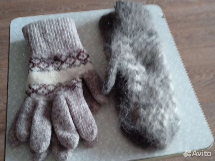 Носки женские, варежки и перчатки