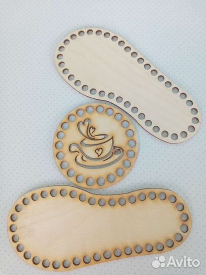 Донышки и украшения для корзин, основы для сумок