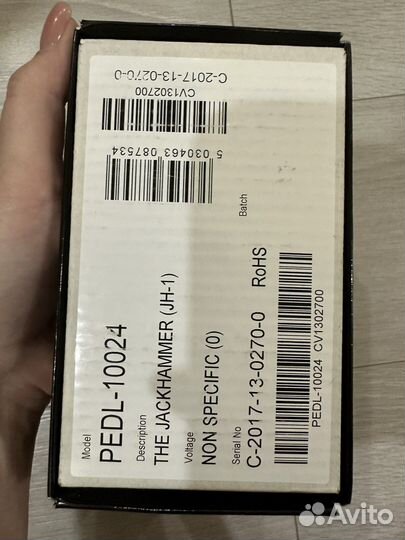 Marshall jh-1 jackhammer гитарная педаль