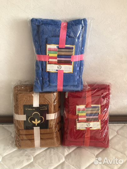 Махровые полотенца новые