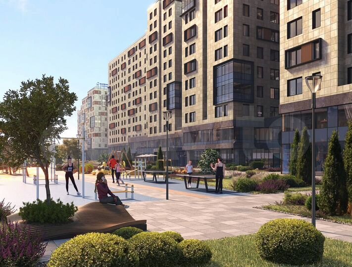 Апартаменты-студия, 24,6 м², 4/13 эт.