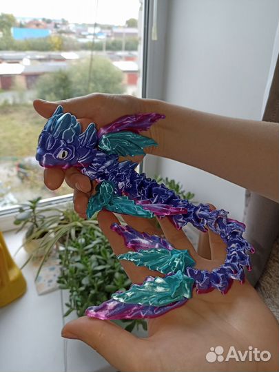 Дракон Мизу с крыльями 3д печать