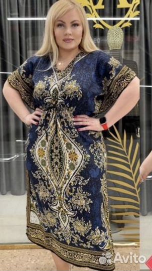Платье большой размер Индия брак/дефект 60/64