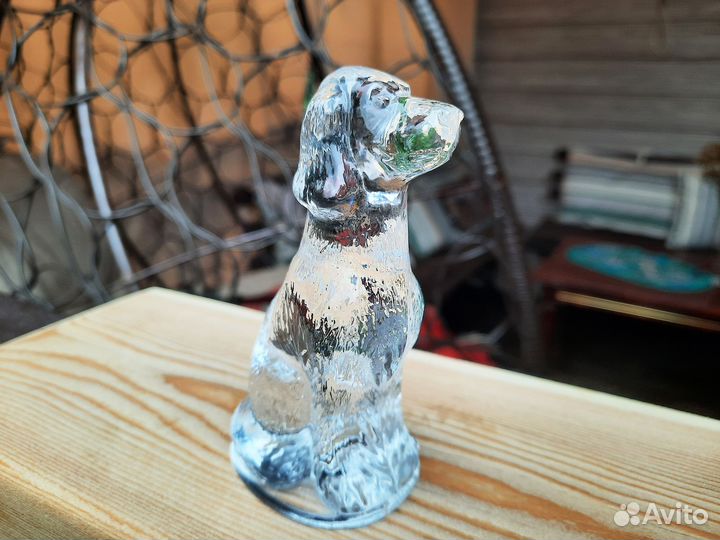 Хрустальная фигурка Собачка