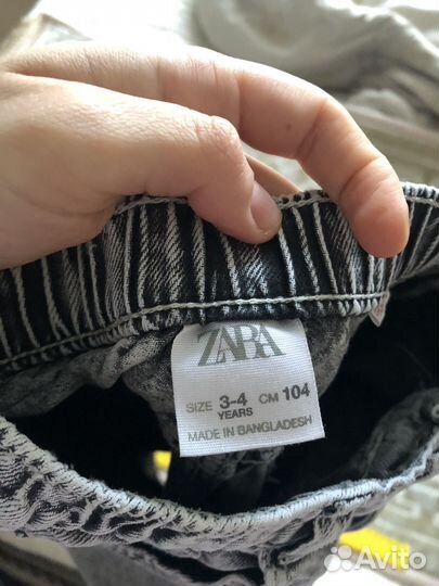 Джинсы zara для мальчика 104