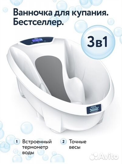Ванночка для купания Baby Patent