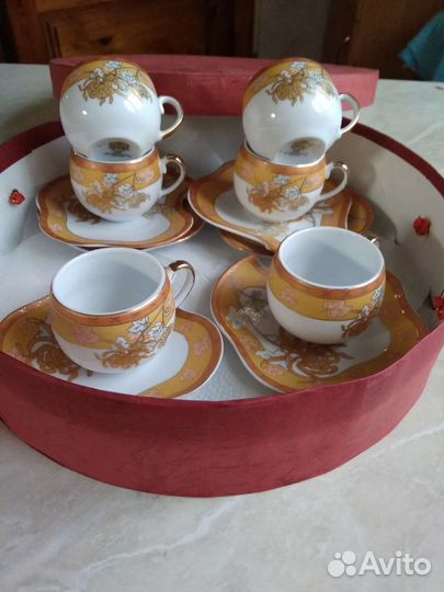Кофейный сервиз.Фарфор