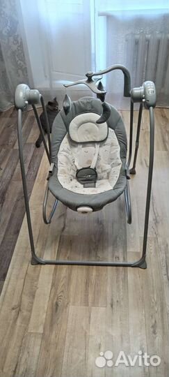 Детские электрокачели Babyton 2в1