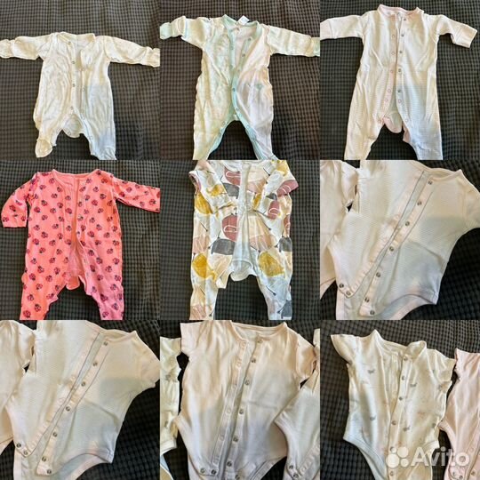 Детская одежда для девочки от 0 до 6 месяцев