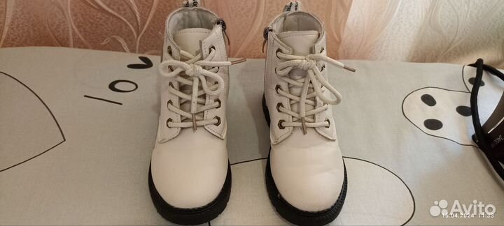 Ботинки демисезонные на девочку 30 размер