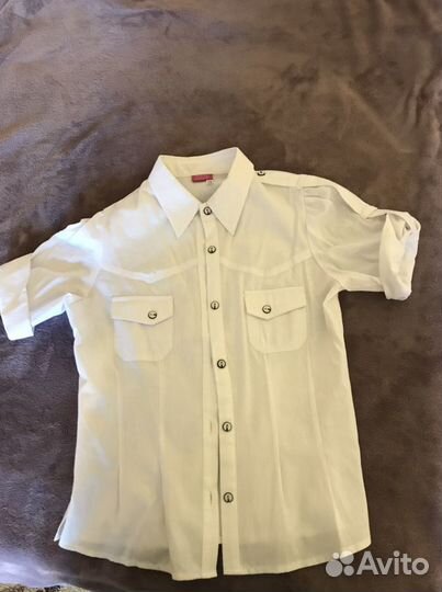 Блузка белая детская