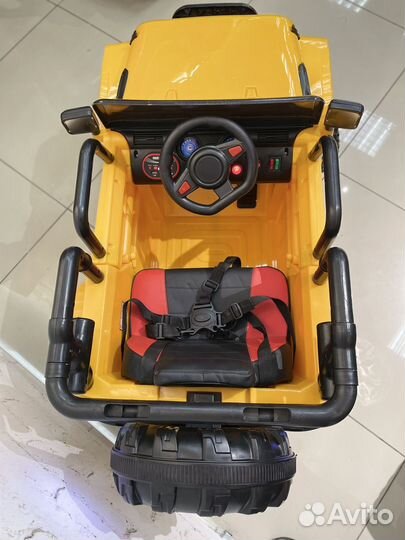 Детский электромобиль надувные колеса