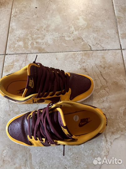 Кроссовки nike dunk low arizona state 10us