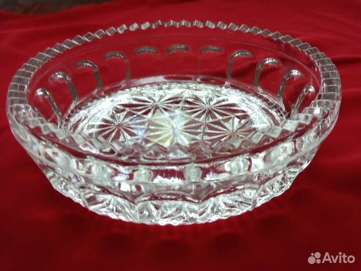 Хрустальный салатник СССР