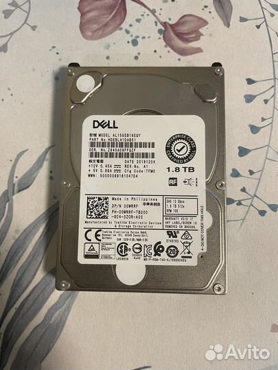 Жесткий диск SAS 1.8 Tb 12Gbps dell