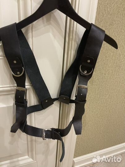 Подтяжки протупея натуральная кожа