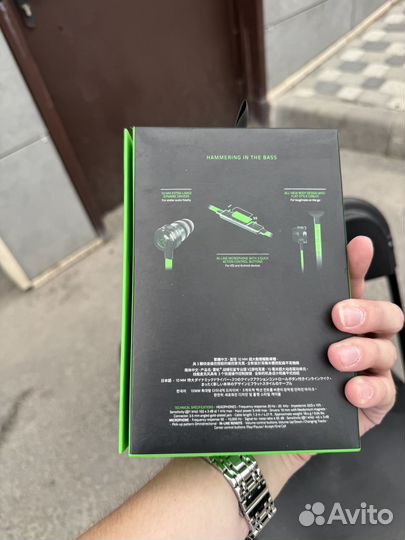 Проводные наушники razer hammerhead pro v2