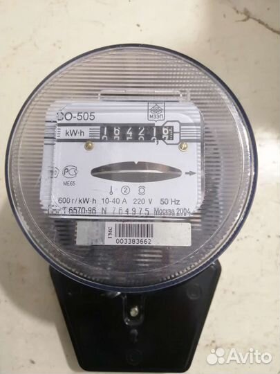 Счетчик электрический однофазный со-505