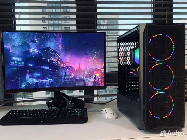 Новый игровой компьютер(intel/rx570/16gb/512ssd)