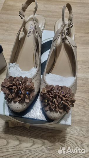 Босоножки женские 38 размер натуральная кожа