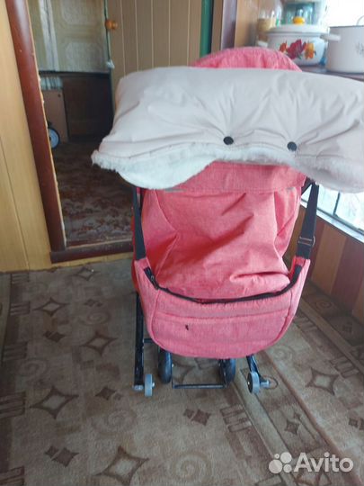 Детские санки коляска