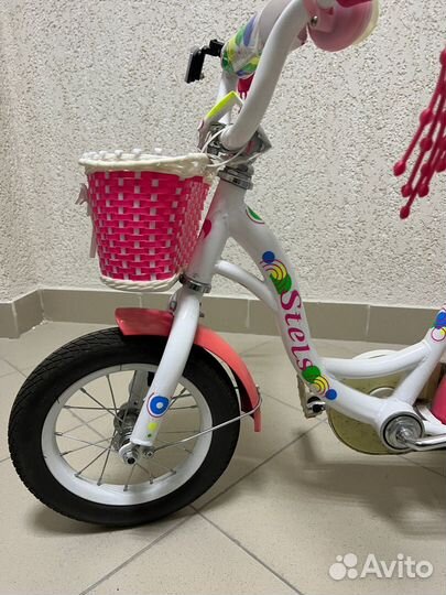 Велосипед детский 4 колесный 12 stels