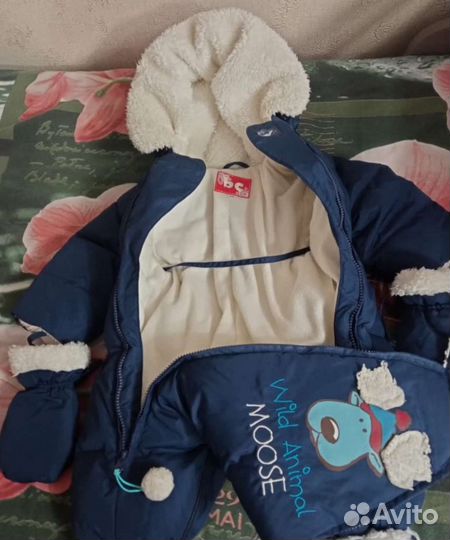 Зимний комбинезон. Разм 56-62
